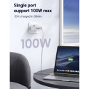 UGREEN USB-A+3xUSB-C 100W GaN-tehnoloogiaga Kiirlaadija EU Valge