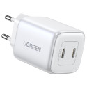 UGREEN Nexode 45W Kahe USB-C PD Laadija (25W+20W) valge