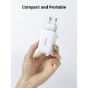 UGREEN Nexode USB-A+2*USB-C 65W GaN Tehnoloogia Kiirlaadija Valge