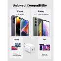 UGREEN Nexode 45W Kahe USB-C PD Laadija (25W+20W) valge