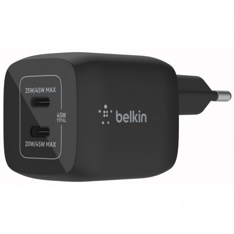 Belkin BOOST Charge 45W USB-C W GaN PD 3.0 PPS black WCH011vfBK