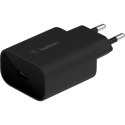 Belkin Seinalaadija USB-C 25W PD 3.0 Must WCA004vfBK