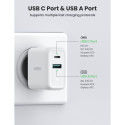 UGREEN 36 W Kahe Pordiga Laadija EU USB-A/USB-C