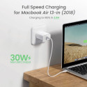 UGREEN USB-C 30W PD seinalaadija EL Valge