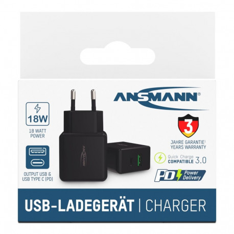 Ansmann Home Charger HC218PD kodune laadija