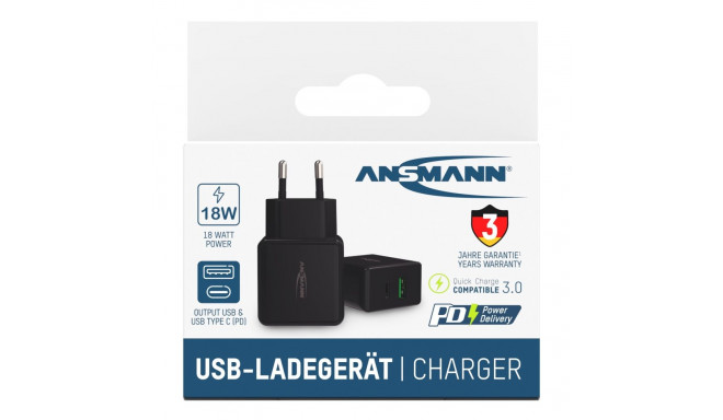 Ansmann Home Charger HC218PD kodune laadija