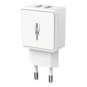 Ansmann Kodulaadija HC212 2xUSB 2400mA valge