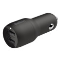 Belkin USB-A Car Charger 24W 1m Lightning-Cable  CCD001bt1MBK