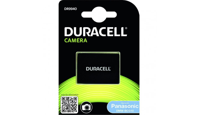 Duracell liitiumioonaku 890mAh Panasonic DMW-BCG10 jaoks