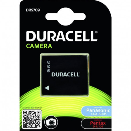 Duracell liitiumioonaku 1100mAh Panasonic CGA-S005 jaoks