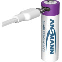 1x4 Ansmann liitiumaku Mignon AA 1800mAh + kaabel 1312-0036