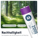 1x4 Ansmann liitiumaku Mignon AA 1800mAh + kaabel 1312-0036