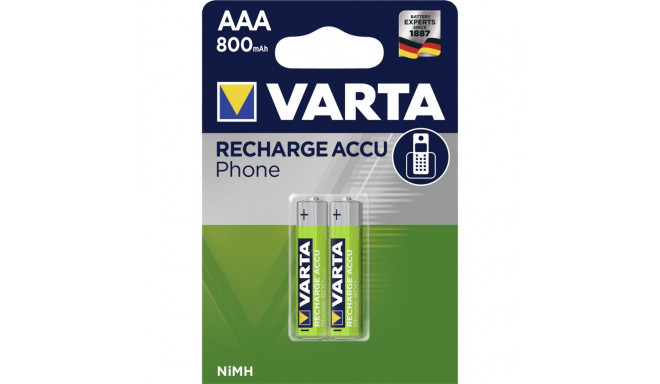 10x2 Varta Akku Professional NiMh 800 mAh mikro