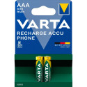 1x2 Varta Professional Laetav NiMH 800 mAh AAA Telefoni Aku