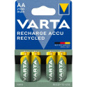1x4 Varta Laetavad Akud Recycled 2100 mAh AA Mignon NiMH