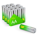 1x16 GP Super Alkaline 1,5V AA Mignon LR06 (Patareid) Rel.03015AETA-S16