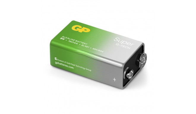 GP Super Alkaline 9V-Block 6LR61 Relaunch    0301604AETA-B1