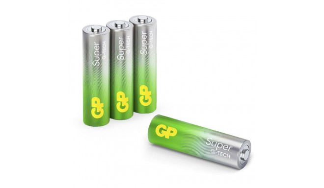 1x4 GP Super Alkaline 1,5V AA Mignon LR06 Rel. 03015AETA-B4