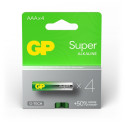 1x4 GP Super Alkaline 1,5V AAA Micro LR03 Rel. 03024AETA-B4