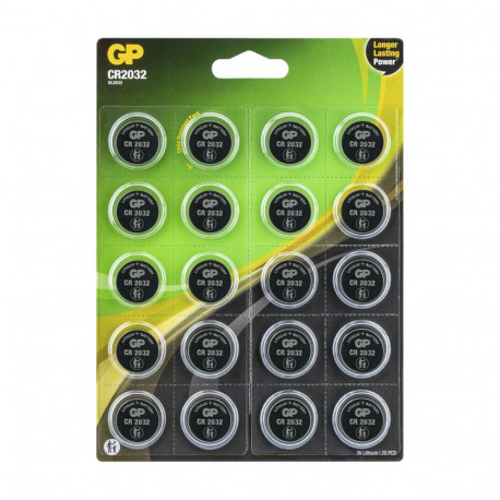 1x20 GP CR 2032 Lithium 3V 20 pcs. 0602032C20