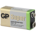 1x8 GP Super Alkaline 9V-Block 6LR61 Bulk Box      030E1604ALB8