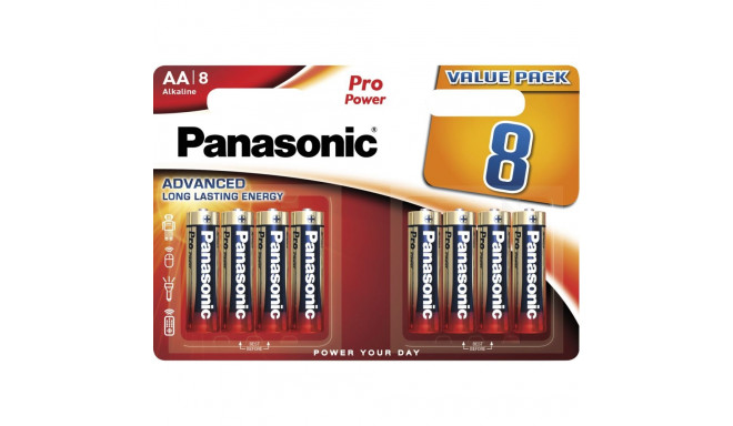 1x8 Panasonic Pro Power LR 6 Mignon AA