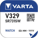 1 Varta Chron V 329 Nööppatarei