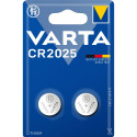 1x2 Varta electronic CR 2025 Nööp-patarei