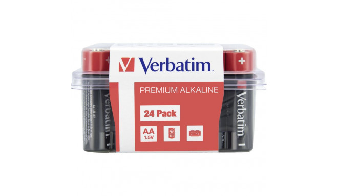 1x24 Verbatim leelispatarei Mignon AA LR6 49505