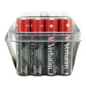 1x24 Verbatim Alkaline battery Micro AAA LR 03 PVC Box    49504