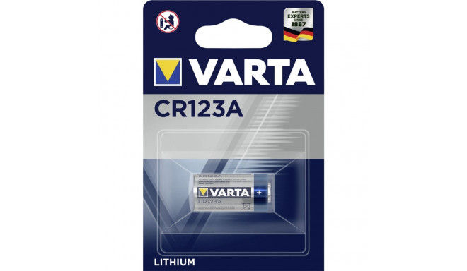 10x1 Varta Professional CR 123 A PU sisekarp