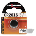 10x1 Ansmann CR 2016 Nööp-patarei