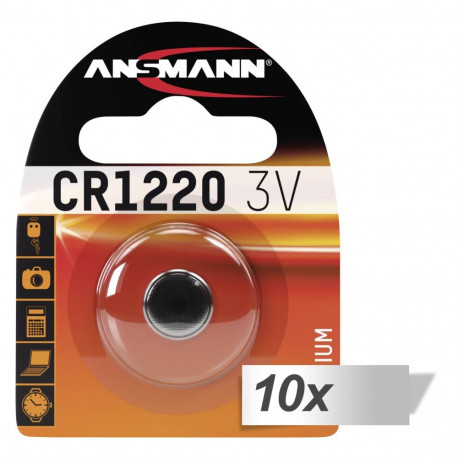 10x1 Ansmann CR 1220 patarei