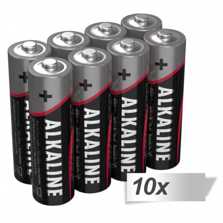 10x8 Ansmann alkaline mignon AA LR 6-punane-joon