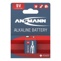 1 Ansmann Alkaline 9V plokk red-line