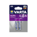 10x2 Varta Ultra Lithium Mignon AA LR 6 Patarei