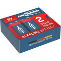 1x2 Ansmann Alkaline 9V-plokk punane seeria