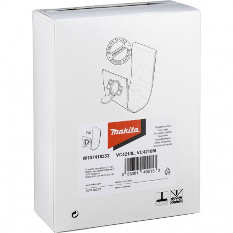 Makita W107418353 filtrikott M 5 tk
