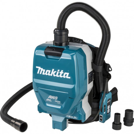 Makita DVC265ZXU juhtmevaba seljakott-tolmuimeja