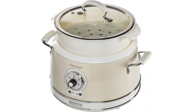 Ariete Vintage Food Steamer, beige