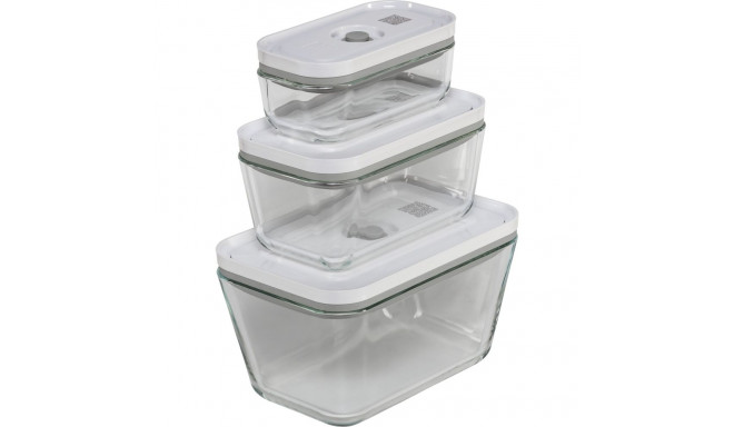 ZWILLING Fresh&Save Vacuum Box Set 3 pcs. Glass grey