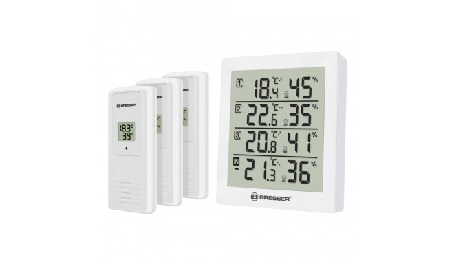 Bresser Temeo Hygro Quadro white