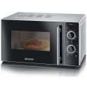 Severin MW 7771 black/silver 2 in 1 with Grill Function