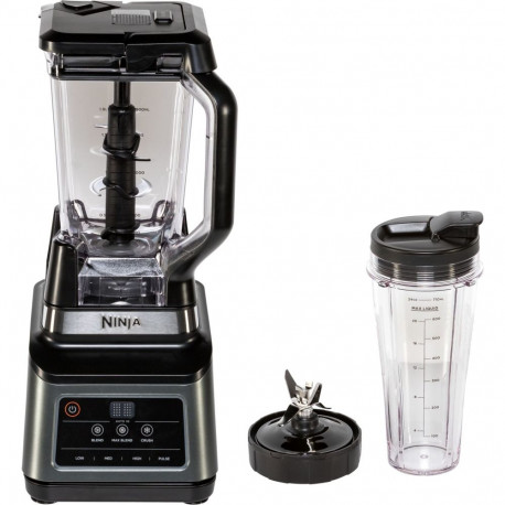 NINJA BN750EU 2-in-1 lauablender must/hõbedane