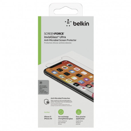 Belkin ScreenForce InvisiG.Ultra antimikroobne iPhone 11/XR F8W942zz-AM