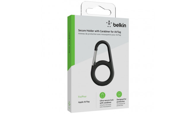 Belkin Secure Holder Karabiner Apple AirTag, black MSC008btBK