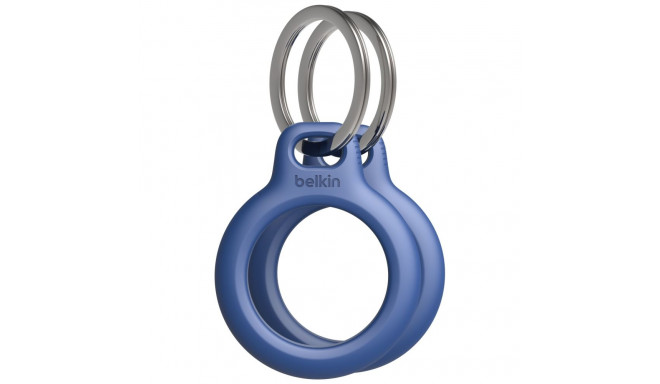 1x2 Belkin Key Ring for Apple AirTag, blue MSC002btBL