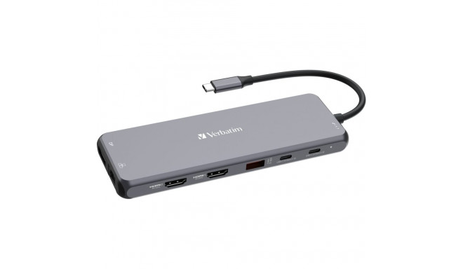 Verbatim USB-C Pro mitme pordiga jaotur 13 porti CMH-13 32153