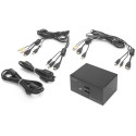 DIGITUS KVM-lüliti 2-pordiline kahe ekraaniga 4K, HDMI