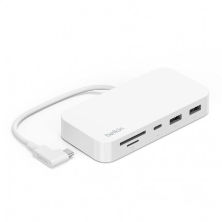 Belkin CONNECT USB-C 6-ühes multiport-hub+ hoidik INC011btWH